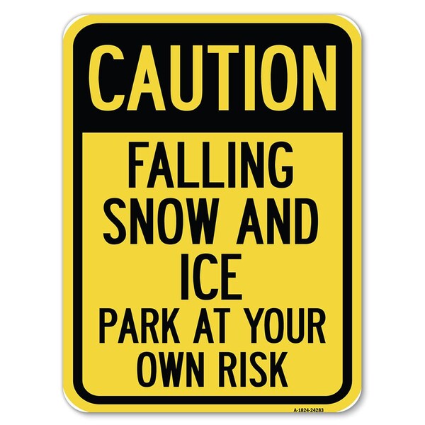 Safety Sign, 18 in Height, Aluminum, 24 in Length, 24283